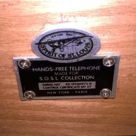VINTAGE Hands-free telephone-new york-paris-ретро колекция-внос швеицария, снимка 8 - Антикварни и старинни предмети - 17747613