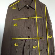 TOM TAILOR дамско яке , оригинално, размер 34, цвят каки, 100% памук., снимка 5 - Якета - 11049428
