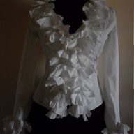 Бяла риза на Anne Fontaine THE KIMMY , снимка 4 - Ризи - 16624117