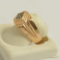 златен пръстен 43567-3, снимка 2 - Пръстени - 23700807
