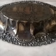 посребрена месингова купа-арт деко, снимка 5 - Антикварни и старинни предмети - 17547354