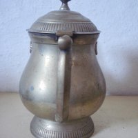 Стар бронзов чайник 2, снимка 7 - Антикварни и старинни предмети - 19209654