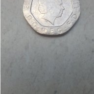 Монета 20 Английски Пенса 2001г. / 2001 20 UK Pence KM# 990 Sp# 4630, снимка 2 - Нумизматика и бонистика - 15354175