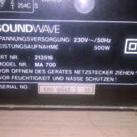 soundwave ma700/power amplifier 500w-внос швеицария, снимка 12 - Ресийвъри, усилватели, смесителни пултове - 16901883
