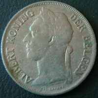 1 франк 1925, Белгийско Конго, снимка 2 - Нумизматика и бонистика - 21204047