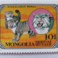 Дивите котки-сет от 7 марки, 1979, Монголия, снимка 4 - Филателия - 22374210