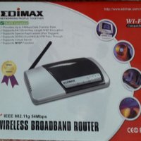 Продавам рутер Edimax IEEE 802.11g 54Mbps, снимка 2 - Рутери - 25261946