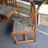 масивни стол столове с дърворезба / трапезни столове -цена 40лв за брой  - внос Германия - без дефек, снимка 3 - Столове - 22843457