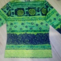 Зелена пролетна блуза 
