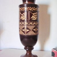 Стара дървена ваза 2, снимка 5 - Антикварни и старинни предмети - 23117253