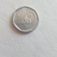 Монета 20 Чешки Хелера 1995г. / 1995 20 Czech Hellers Coin KM# 2, снимка 1 - Нумизматика и бонистика - 15891634