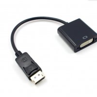 Преходник DisplayPort към DVI + Гаранция, снимка 4 - Кабели и адаптери - 24547100