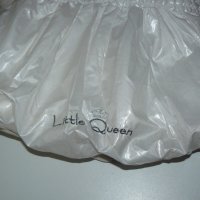 Топло Little Queen бяло яке – 116 ръст, снимка 15 - Детски якета и елеци - 19825160