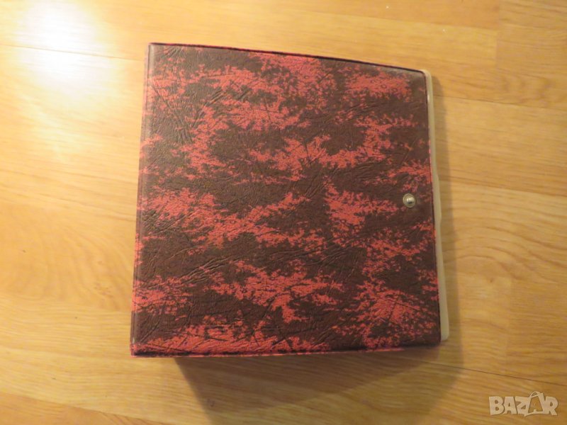 класьор  шарка бордо за малки плочи  20 бр. - за да ви е всичко подредено и на едно място!, снимка 1