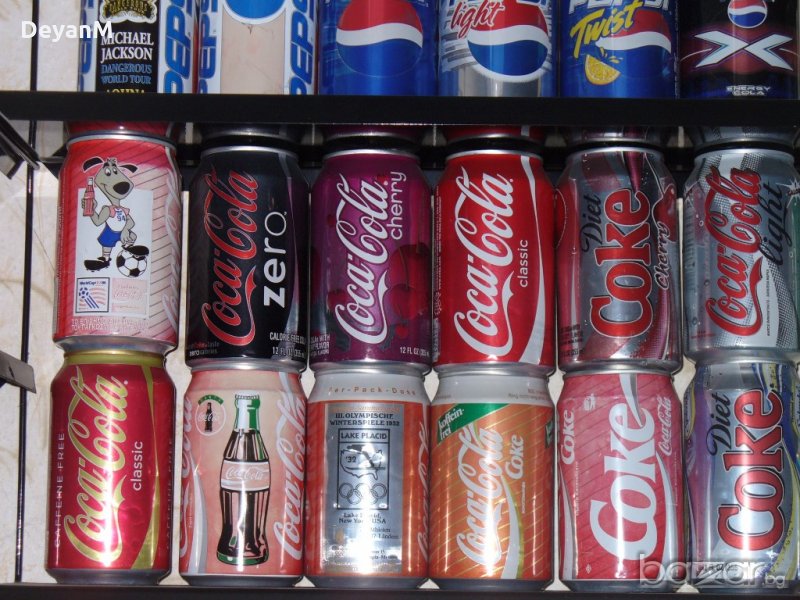 1300+ броя колекционерски кенчета (бира, сода, енергийни), снимка 1