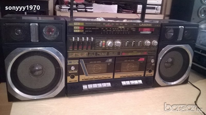 lasonic with disco light-голям двукъсетъчен-АНТИКА, снимка 1