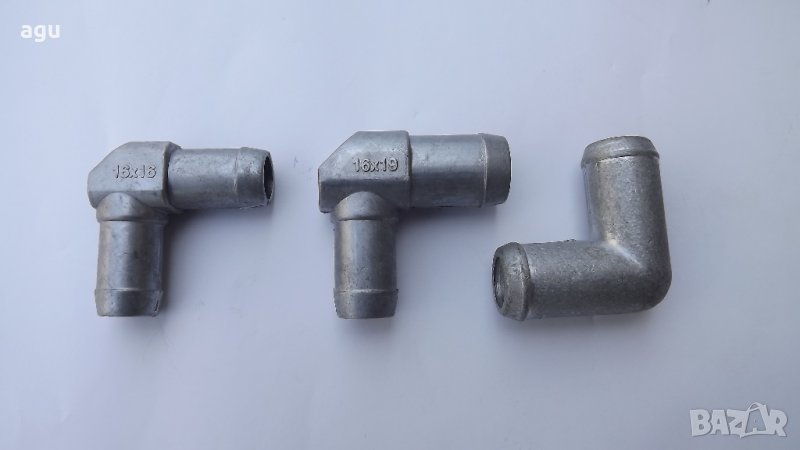 коляно алуминий 90°, размери 16-19 мм,16-16,19-19мм, снимка 1