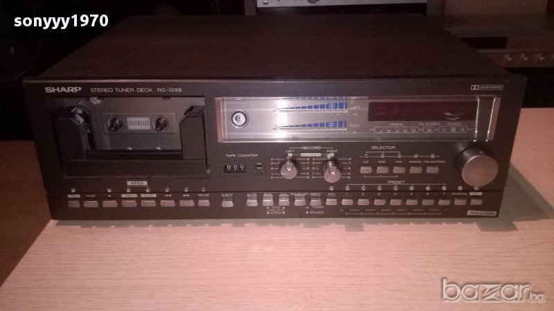 sharp  rs-1288h tuner deck/apss-made in japan-from uk, снимка 1