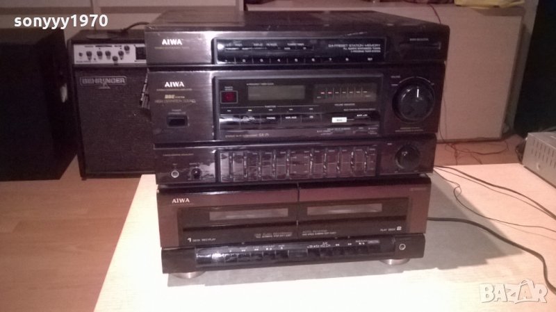 aiwa cx-712 tuner deck amplifier-внос англия, снимка 1