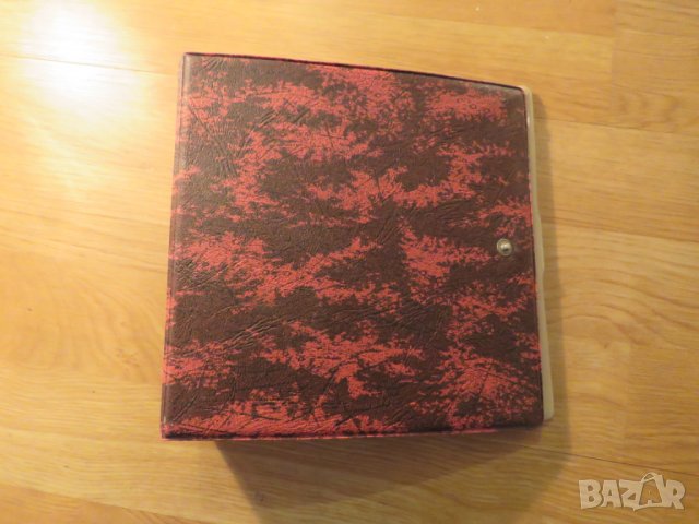 класьор  шарка бордо за малки плочи  20 бр. - за да ви е всичко подредено и на едно място!