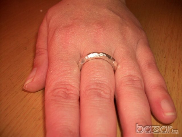 Сребърен пръстен, снимка 4 - Пръстени - 19723073