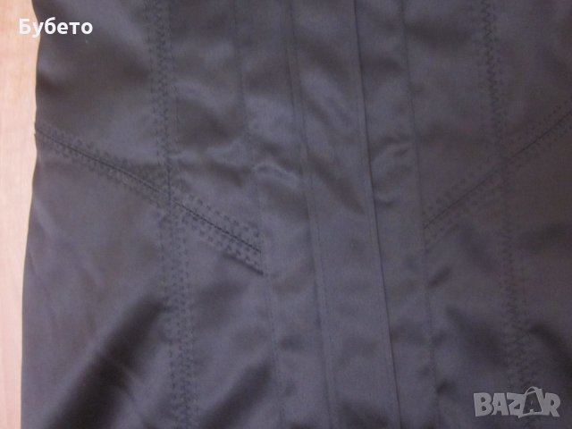 Малка черна рокля от сатен, снимка 3 - Рокли - 24118151