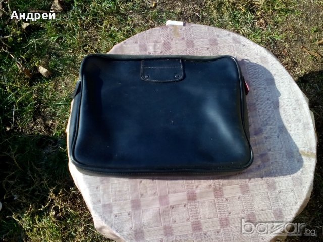 Кожена чанта, снимка 6 - Антикварни и старинни предмети - 19993365