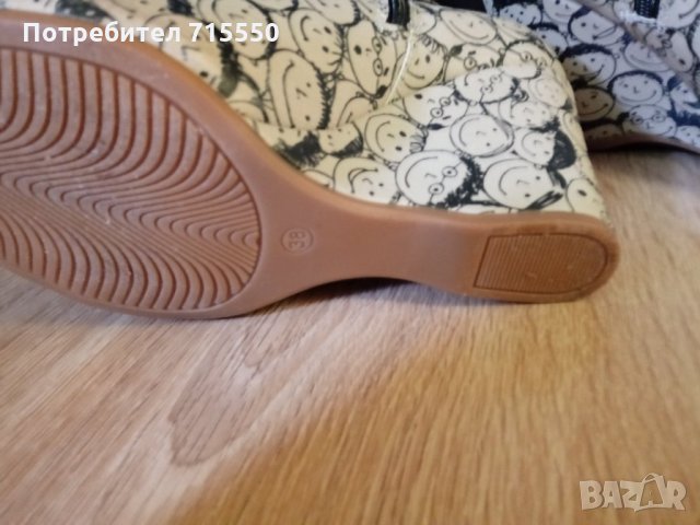 Интересни обувки 38 номер , снимка 4 - Дамски ежедневни обувки - 22963563