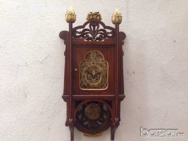 Стенен часовник Friedrich Mauthe в стил Сецесион-Германия от нач.ххв.