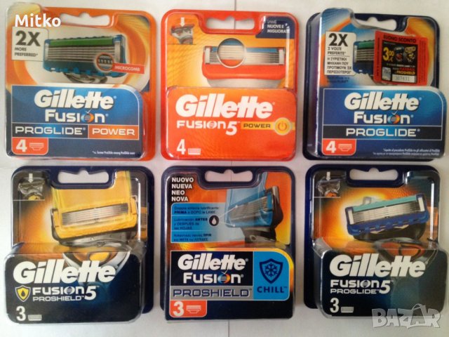 ПРОМО!(Жилет) Gillette , Fusion, Proschield,Proglide.Power, Mach3,Turbo,Power, снимка 6 - Мъжка козметика - 20052194