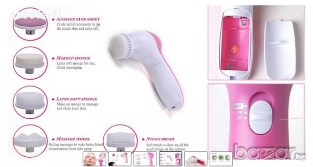 Електрическа четка за почистване на лице, снимка 2 - Масажори - 14853698