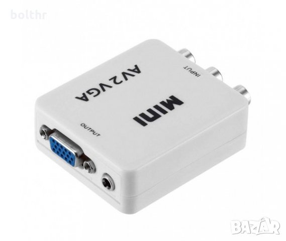 Преобразувател AV към VGA, снимка 2 - Приемници и антени - 25388286