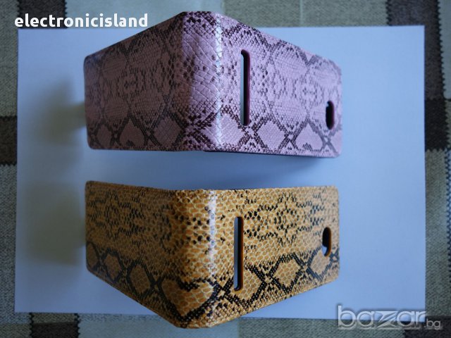 Луксозен кожен флип калъф за HTC 8S - змийска кожа мотиви в 2 цвята - жълто или лилаво, снимка 9 - Калъфи, кейсове - 18058584