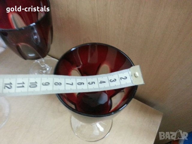кристални чаши за вино , снимка 9 - Антикварни и старинни предмети - 22100135