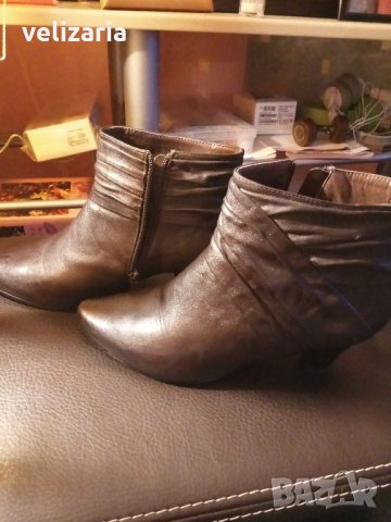 НАМАЛЕНИ Кафяви боти N41, снимка 3 - Дамски боти - 22275607