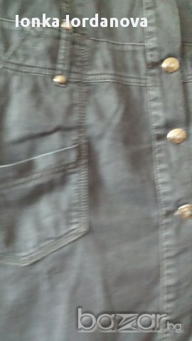 Дънкова рокля, размер М-Л, снимка 5 - Рокли - 17803334