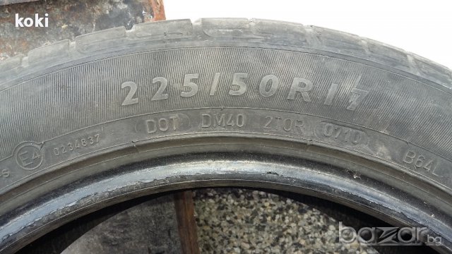 Гуми 225 50 17, снимка 2 - Гуми и джанти - 14076394
