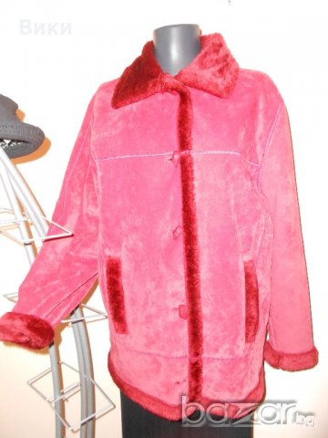 Дамско червено  зимно палто , снимка 13 - Палта, манта - 20824554