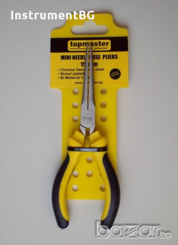 Мини клещи Topmaster / ДЪЛГОУСТИ - ДЪЛГИ, снимка 4 - Клещи - 12643323