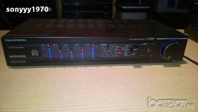 grundig v4200-stereo amplifier-made in germany-внос швеицария, снимка 7 - Ресийвъри, усилватели, смесителни пултове - 10758652