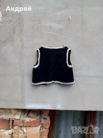 Старинен детски етно елек,елече #2, снимка 5 - Антикварни и старинни предмети - 25073523