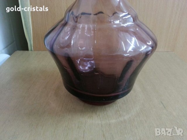 гарафа цветно стъкло, снимка 11 - Антикварни и старинни предмети - 25516954