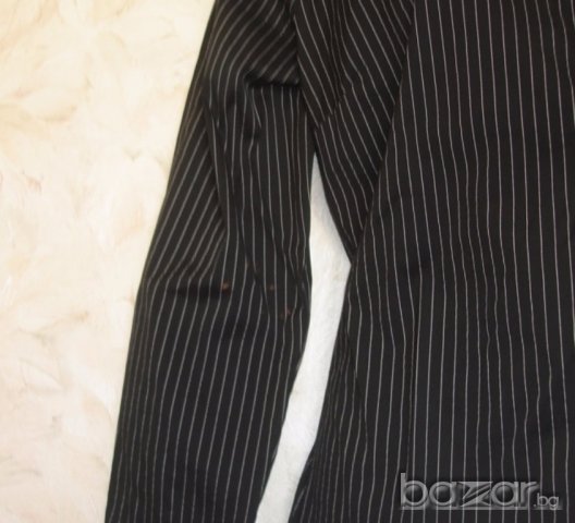 H&M, черна дамска риза в рае, М , снимка 6 - Ризи - 18369026