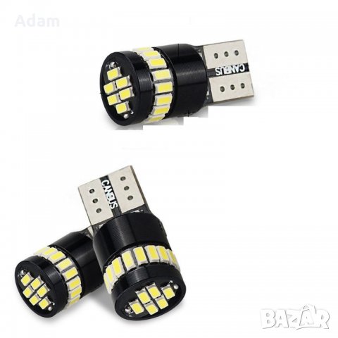 LED Лед крушки габарити Т10 CANBUS с 24SMD и 30SMD диода , снимка 2 - Аксесоари и консумативи - 24034621