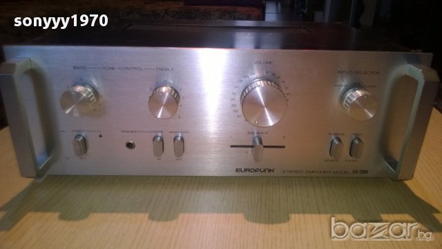 eurofunk model-efa 2000-stereo amplifier-made in japan-нов внос от швеицария, снимка 4 - Ресийвъри, усилватели, смесителни пултове - 9222696