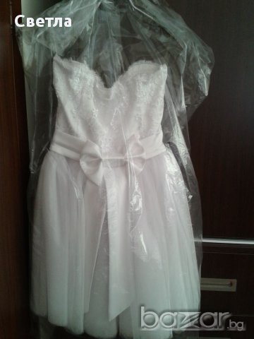 Промоция Булченска/сватбена рокля, снимка 5 - Сватбени рокли - 16586759