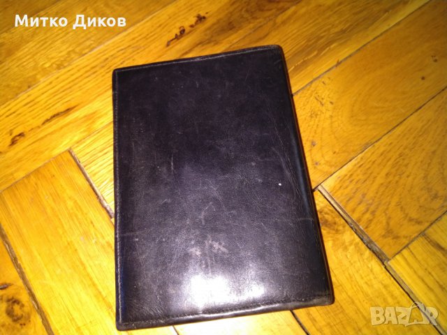 Портфейл Лесоимпекс от соца -естествена кожа, снимка 2 - Портфейли, портмонета - 24750372