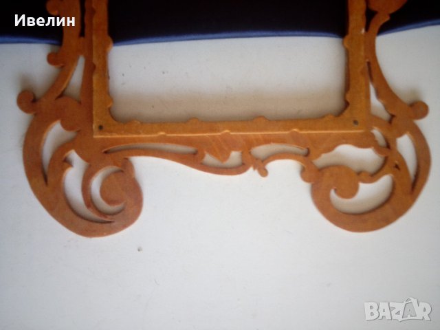 стара ажурна рамка от дърво, снимка 3 - Антикварни и старинни предмети - 22329139