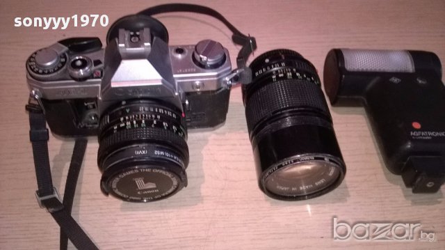 Canon+agfa-profi комплект-made in japan-внос швеицария, снимка 4 - Фотоапарати - 13662431