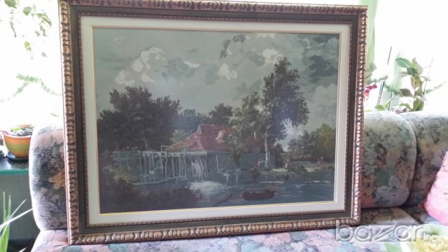 гоблен Холандската воденица 94/74, снимка 3 - Гоблени - 7767824